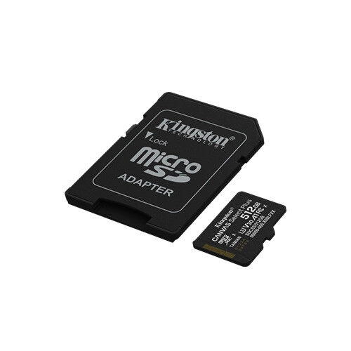 Kingston Canvas Select Plus microSD 512GB memory card - 1