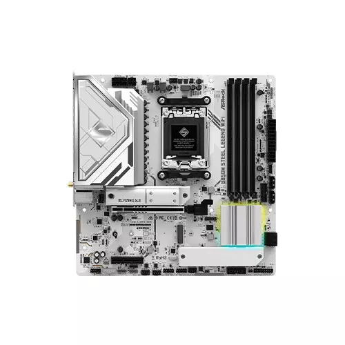 ASRock B850M STEEL LEGEND WIFI 7 AM5 DDR5 mATX Motherboard-gallery-1