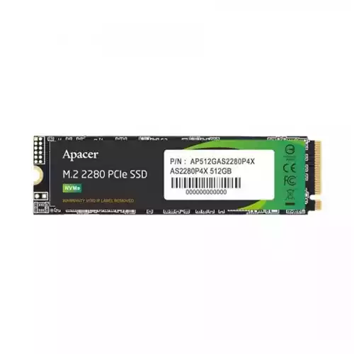 APACER AS2280P4X 512GB M.2 2280 NVME PCIE GEN3 X4 SSD
