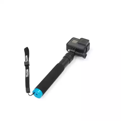 TELESIN ALUMINUM ALLOY EXTENDABLE HANDHELD SELFIE STICK TELESCOPING POLE FOR GOPRO HERO