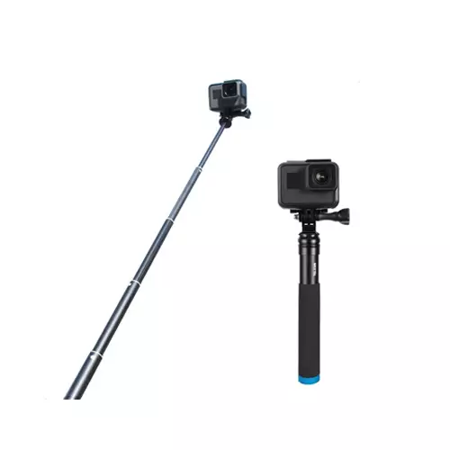 TELESIN ALUMINUM ALLOY EXTENDABLE HANDHELD SELFIE STICK TELESCOPING POLE FOR GOPRO HERO-gallery-1