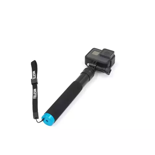 TELESIN ALUMINUM ALLOY EXTENDABLE HANDHELD SELFIE STICK TELESCOPING POLE FOR GOPRO HERO