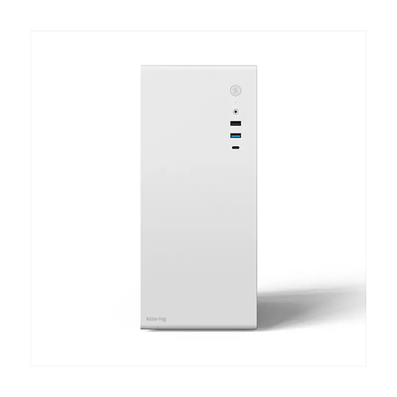 VALUE TOP V100CW MID TOWER WHITE MICRO-ATX DESKTOP CASING - 1