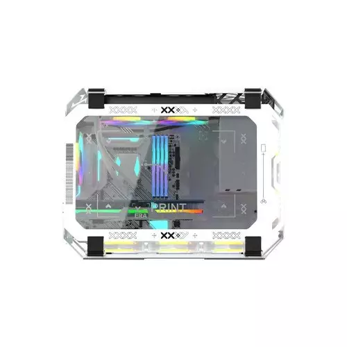 Value-Top X-Era Mloong Series Print Stream Open-Frame Gaming Case (White) - 1