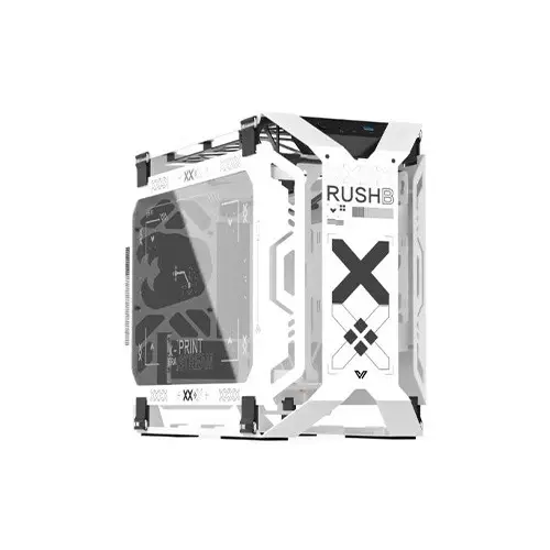 Value-Top X-Era Mloong Series Print Stream Open-Frame Gaming Case (White) - 4