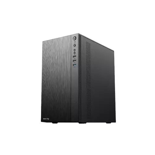 Value-Top VT-M100 Micro-ATX Mid Tower Black Computer Case With PSU - 1