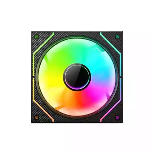 Value Top 1236ARGB 120mm (1xFAN) Cooling Case Fan Black With Hub & Cable