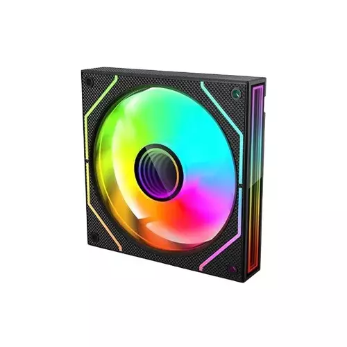 Value Top 1236ARGB 120mm (1xFAN) Cooling Case Fan Black With Hub & Cable-gallery-2