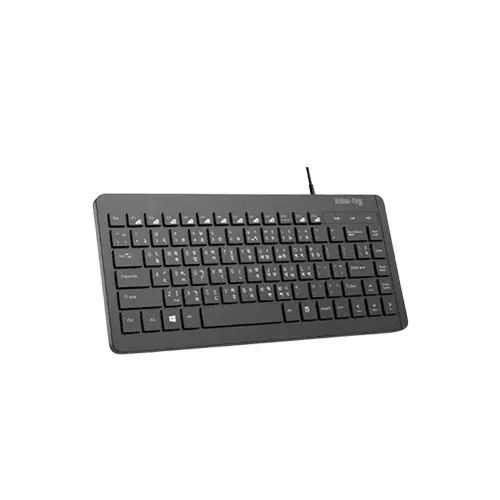 Value Top KU410B 83 Key Wired Mini Black Keyboard with Bangla - 1