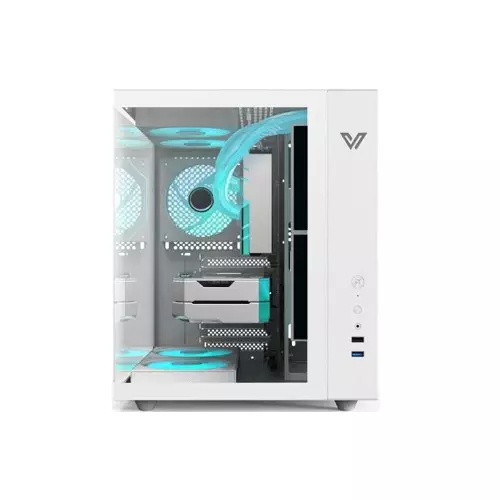 Value top TYPHOON F5W Full view ATX Computer Case-gallery-2