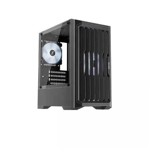 1STPLAYER H2 M-ATX Gaming Case (Black) - 0