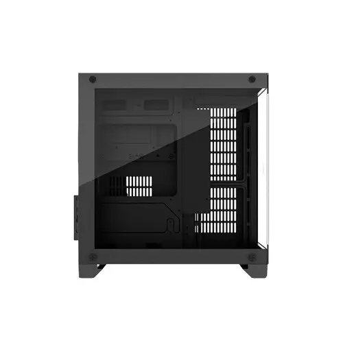1st Player MV5-TP Mid Tower Micro-ATX Tempered Glass Transparent Gaming Case (Black)-gallery-2
