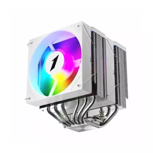 1STPLAYER CRYO CY12LD ARGB Dual Tower Air CPU Cooler (White)
