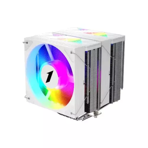 1STPLAYER CRYO CY12LD ARGB Dual Tower Air CPU Cooler (White)-gallery-1