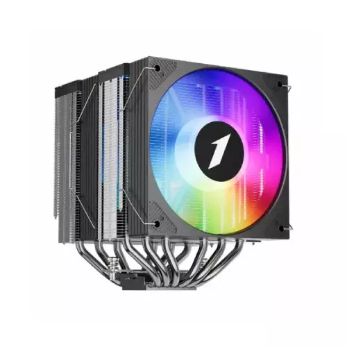 1STPLAYER CRYO CY12LD ARGB Dual Tower Air CPU Cooler (Black)-gallery-2