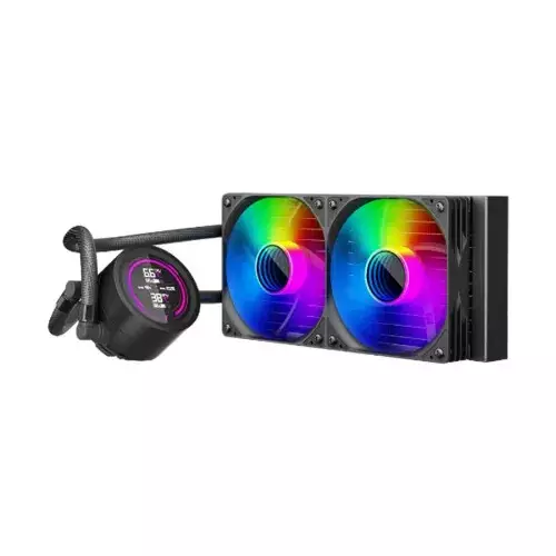 1STPLAYER TS4 240 ARGB Liquid CPU Cooler (Black)-gallery-1