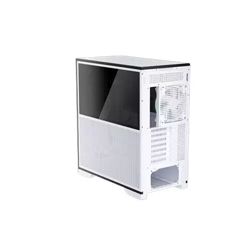 1st Player IF8 Tempered Glass Mid Tower M-ATX Gaming PC Case (White)-gallery-1