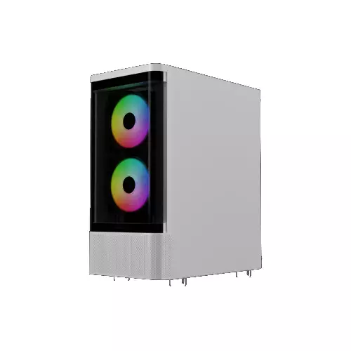 Gamdias TALOS E3 CG ARGB ATX Mid-Tower Gaming Casing (White)-2