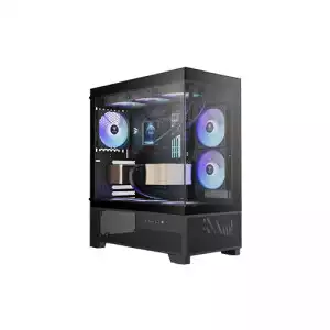 Gamdias AURA GC12 ARGB PANORAMIC Mid-Tower ATX Gaming Computer Case