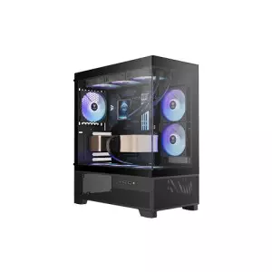 Gamdias AURA GC12 ARGB PANORAMIC Mid-Tower ATX Gaming Computer Case