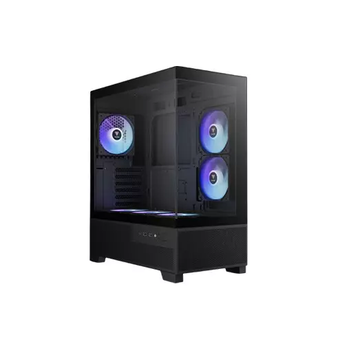 Gamdias AURA GC12 ARGB PANORAMIC Mid-Tower ATX Gaming Computer Case - 1