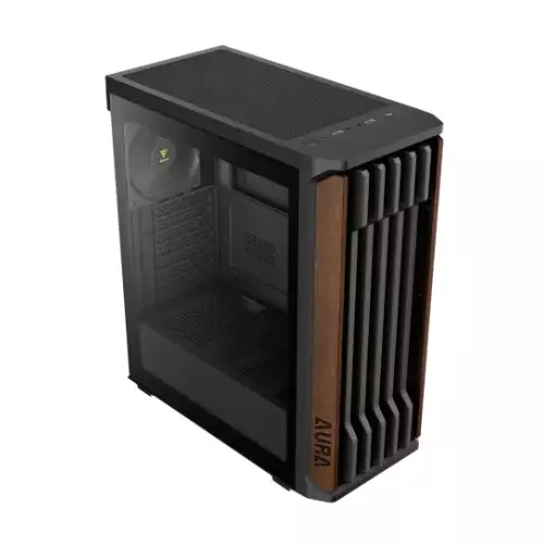 Gamdias AURA GC11 WOOD Mid-Tower ATX Gaming Case - 1