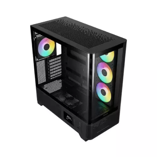 Gamdias ATLAS P2 CG ARGB ATX Mid-Tower Gaming Case - 4