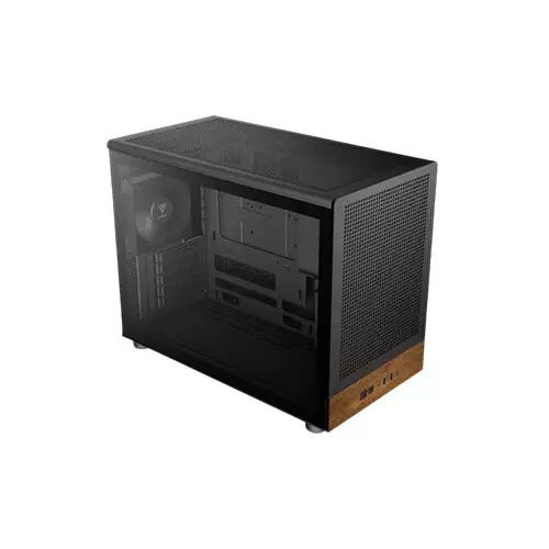 Gamdias ATHENA M4M WOOD mATX Mini Tower Gaming Case - 1
