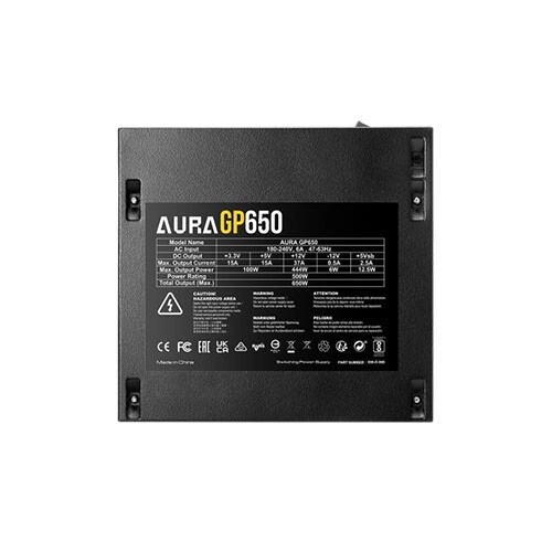 Gamdias AURA GP650 650W 80+ White Certificate Power Supply - 1