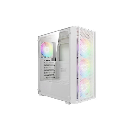 Gamdias AURA GC2 ELITE RGB Mid-tower Case (White) - 1