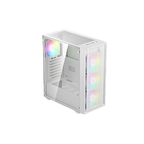 Gamdias AURA GC2 ELITE RGB Mid-tower Case (White) - 3