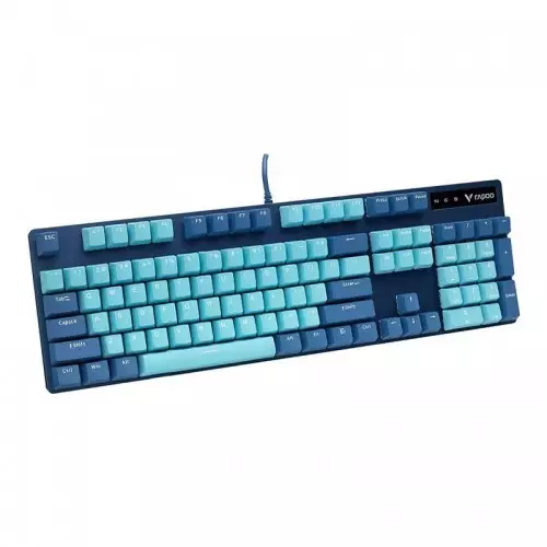 Rapoo V500 Pro Mechanical Gaming Keyboard (Cyan Blue) - 1