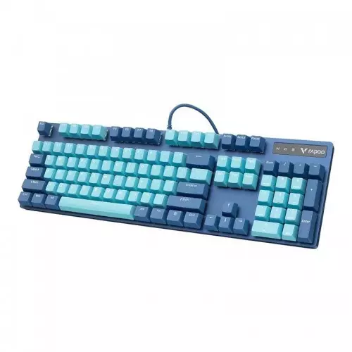 Rapoo V500 Pro Mechanical Gaming Keyboard (Cyan Blue) - 2