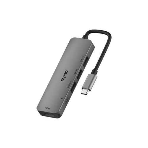 Rapoo XD100C Multifunction Type-C 5-in-1 USB Hub