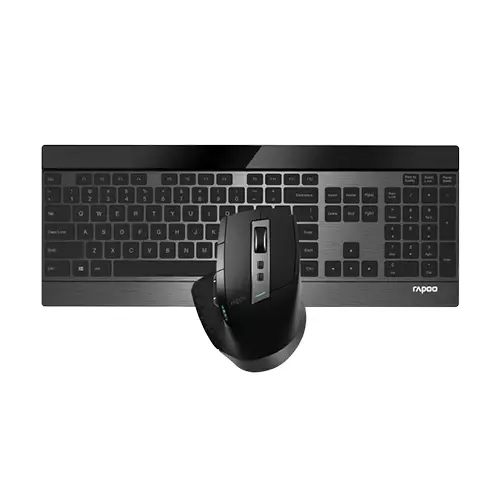Rapoo 9900M Multi-mode Wireless Ultra-slim Advanced Desktop Keyboard & Mouse Combo