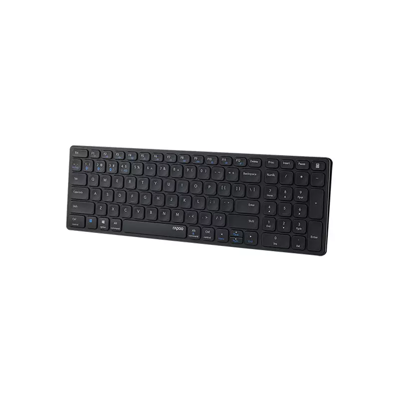 RAPOO E9350G MULTI-MODE WIRELESS KEYBOARD DARK GREY-gallery-1