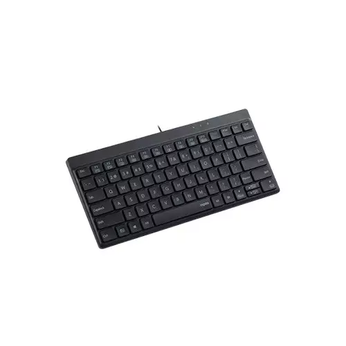 Rapoo NK8000 USB 80 Keys Wired Black Keyboard-1