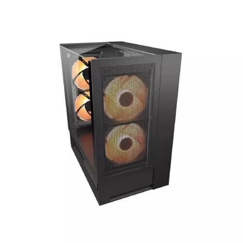 Couger OmnyX ATX Mid Tower Gaming Casing (Black)-gallery-2