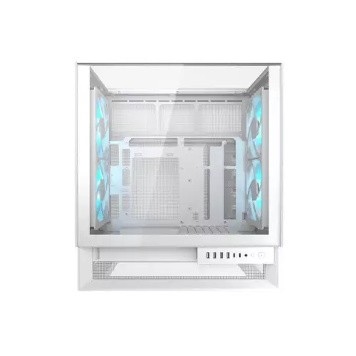 Couger OmnyX ATX Mid Tower Gaming Casing (White)-gallery-1