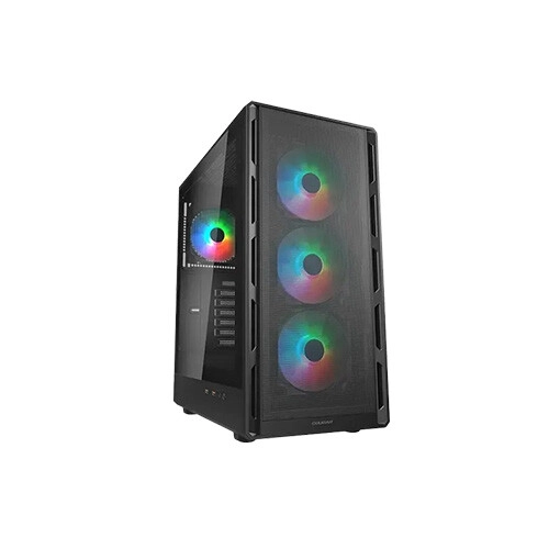 Cougar AIRFACE Mid Tower PURE RGB Gaming Casing Black - 1