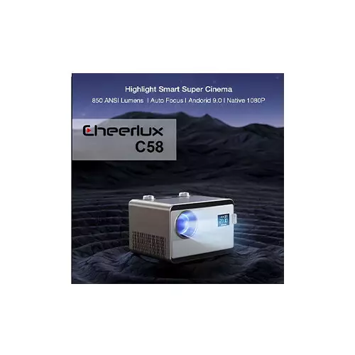 Cheerlux C58 Android Full HD 6000 Lumens Auto Focus Projector-gallery-1