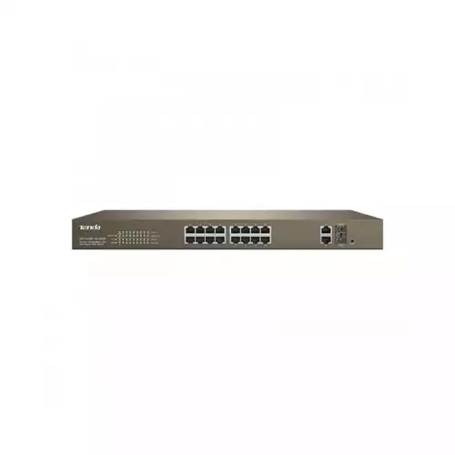 Tenda TEF1218P 16-Port 10/100Mbps + 2 Gigabit Smart PoE Switch