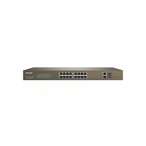 Tenda TEF1218P 16-Port 10/100Mbps + 2 Gigabit Smart PoE Switch