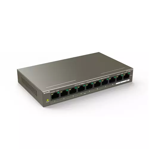 Tenda TEF1110P-8-102W 8 Port Gigabit Desktop Switch With 8-Port PoE - 1