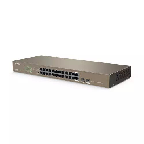 Tenda TEG1024F 24-Port Gigabit Unmanaged Switch with 2 SFP Slots-gallery-2