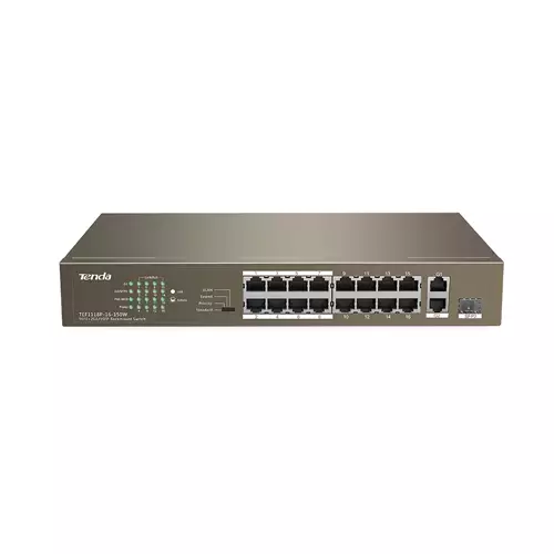 Tenda TEF1118P-16-150W 10/100Mbps PoE +1 Gigabit/SFP Slots Switch
