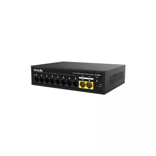 Tenda S110PC 10 Port Unmanaged Desktop Switch - 1