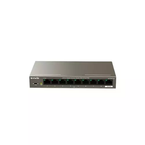 Tenda TEG1109P-8-102W 8-Port PoE 10/100 Mbps Gigabit Desktop Switch