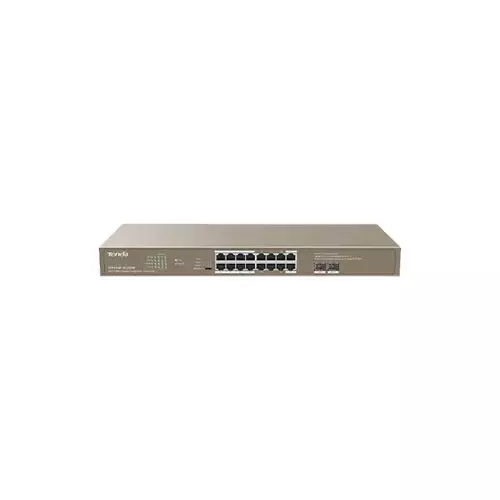Tenda TEG1118P-16-250W 16GE+2SFP 16 Port Unmanaged PoE Switch
