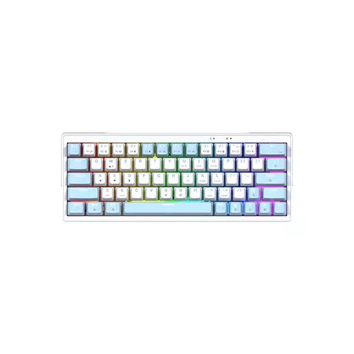 Fantech ATOM X63 MK611 Taro Switch RGB Mechanical Keyboard (White)